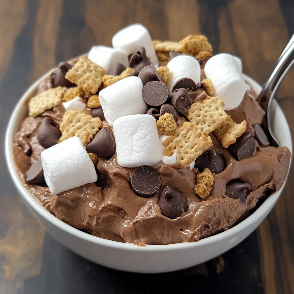 Chocolate Protein S'mores Bowl