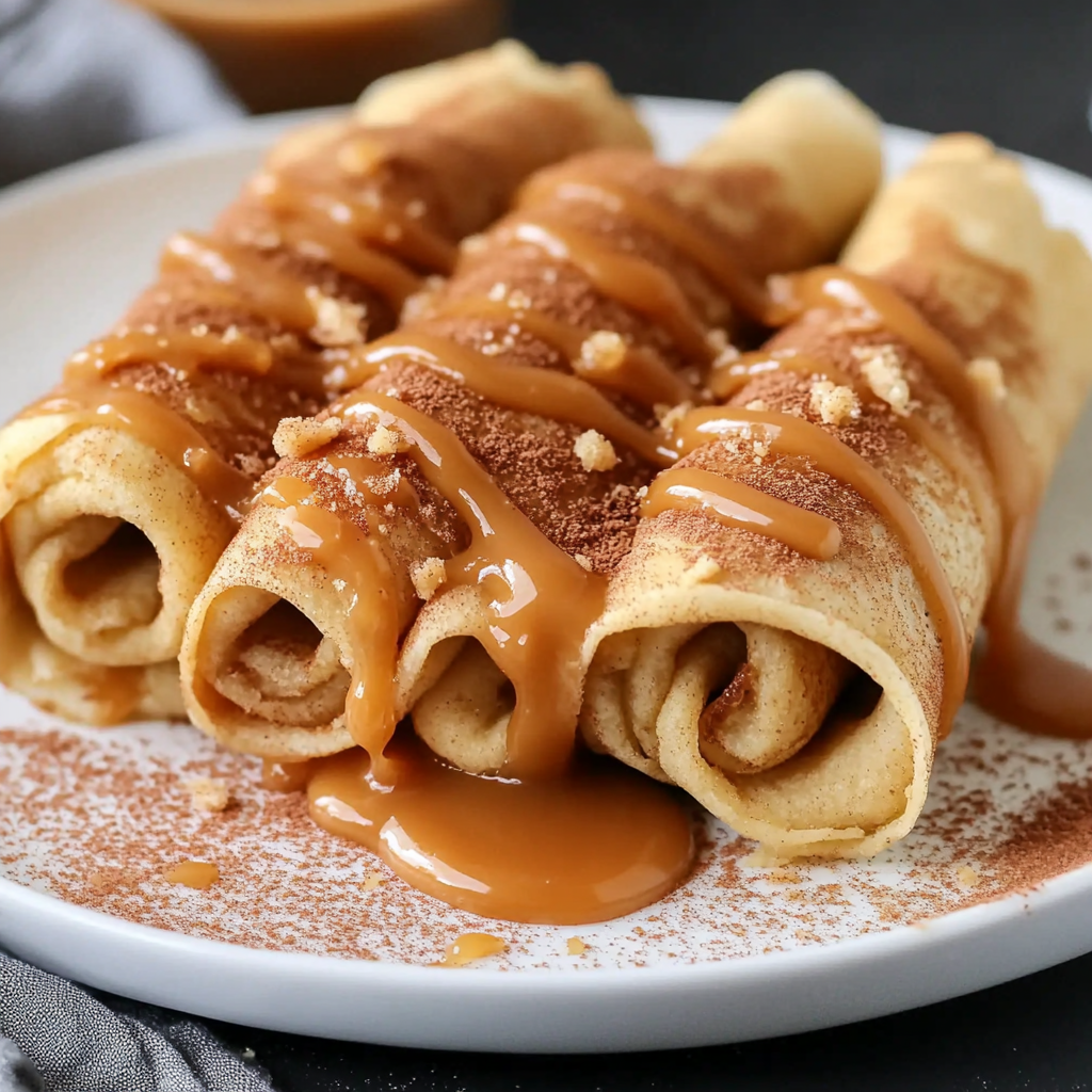Cinnamon Roll Protein Crepes