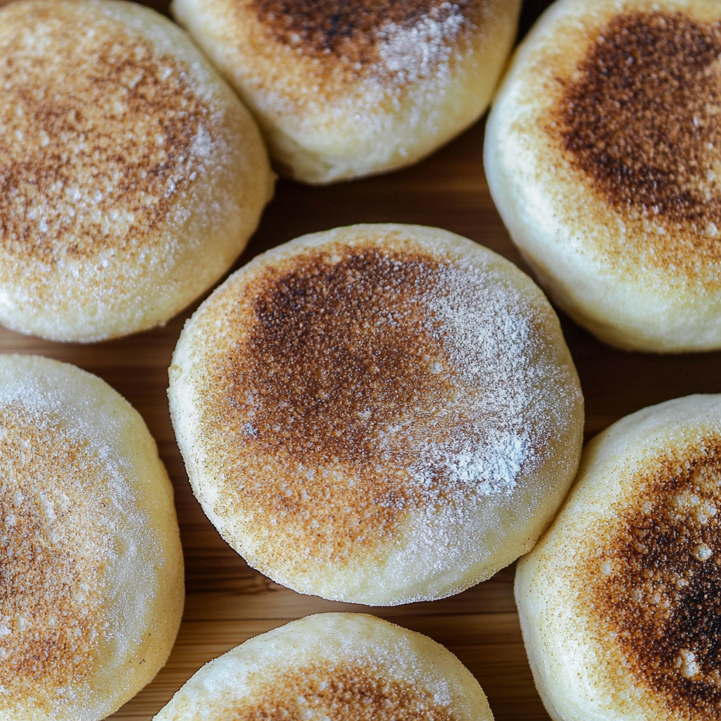 sourdough english muffins