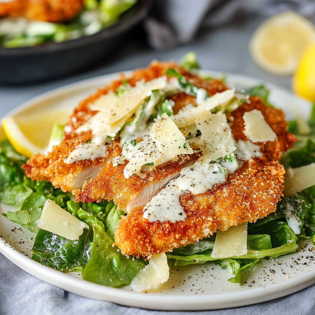 Air Fryer Chicken Caesar Cutlets