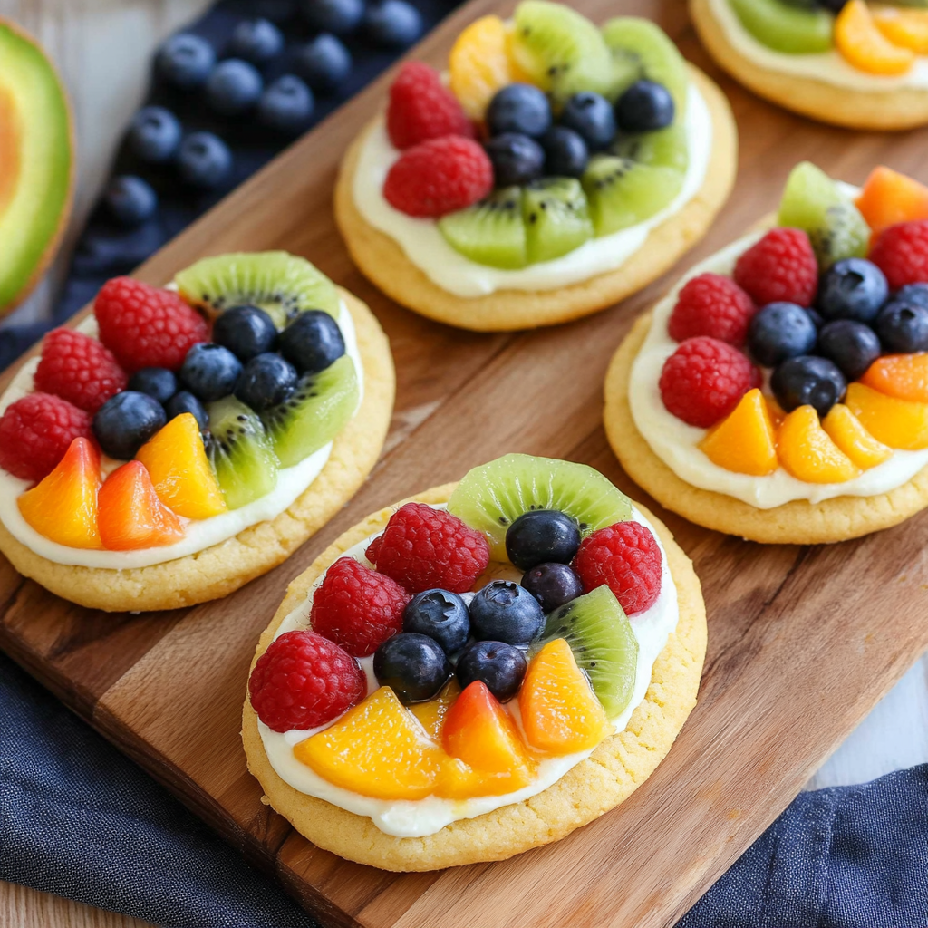 Easter Egg Fruit Pizzas