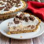 No Bake Snickers Pie