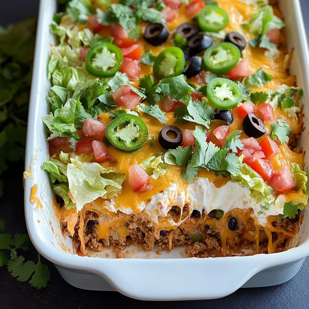 Low Carb Taco Casserole