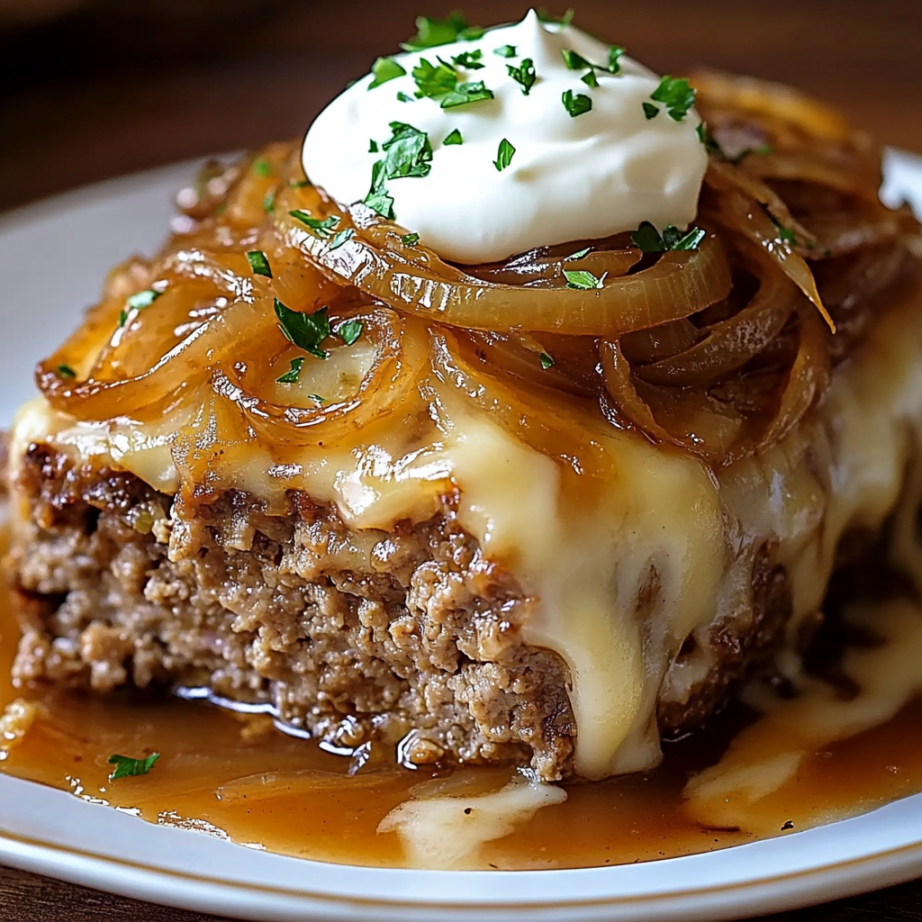 French Onion Meatloaf