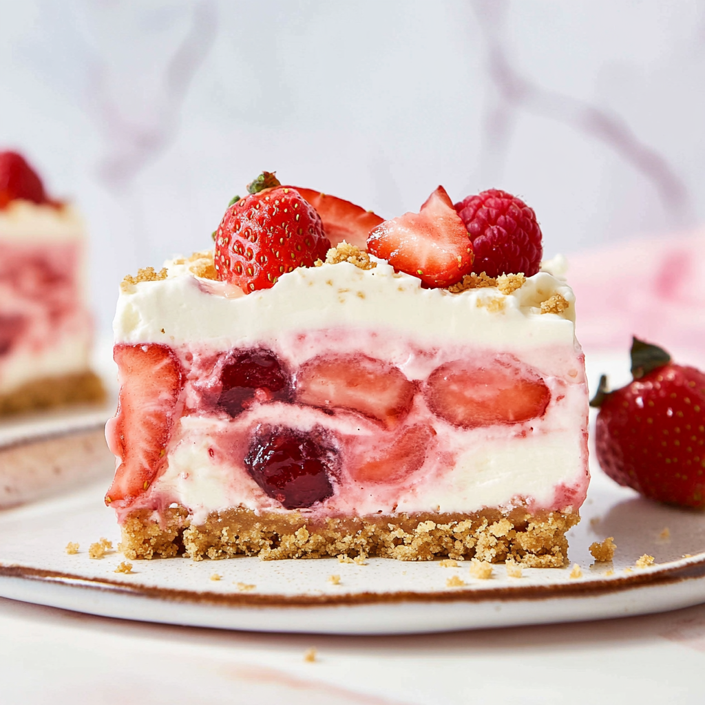 Easy No-Bake Strawberry Delight
