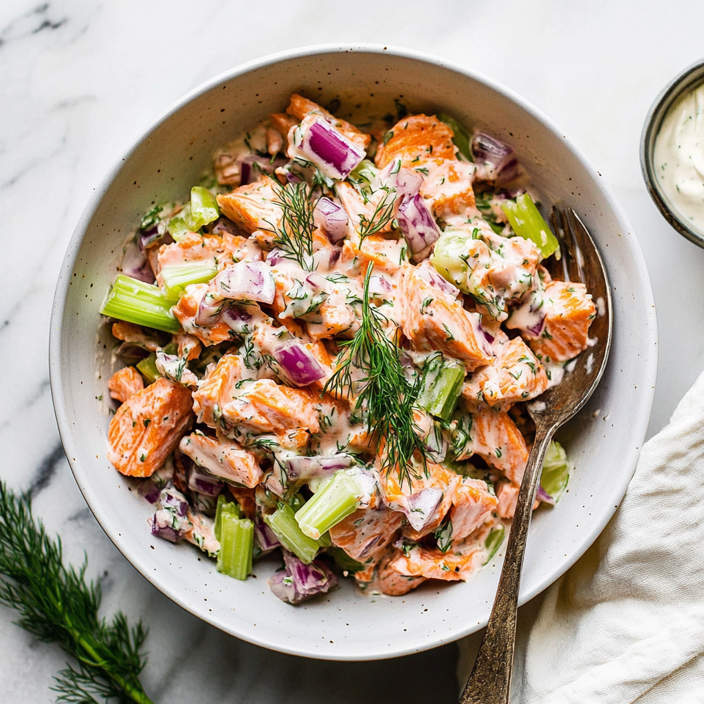 Healthy Salmon Salad Recipe