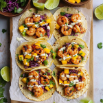 Spicy Shrimp Tacos with Mango Salsa