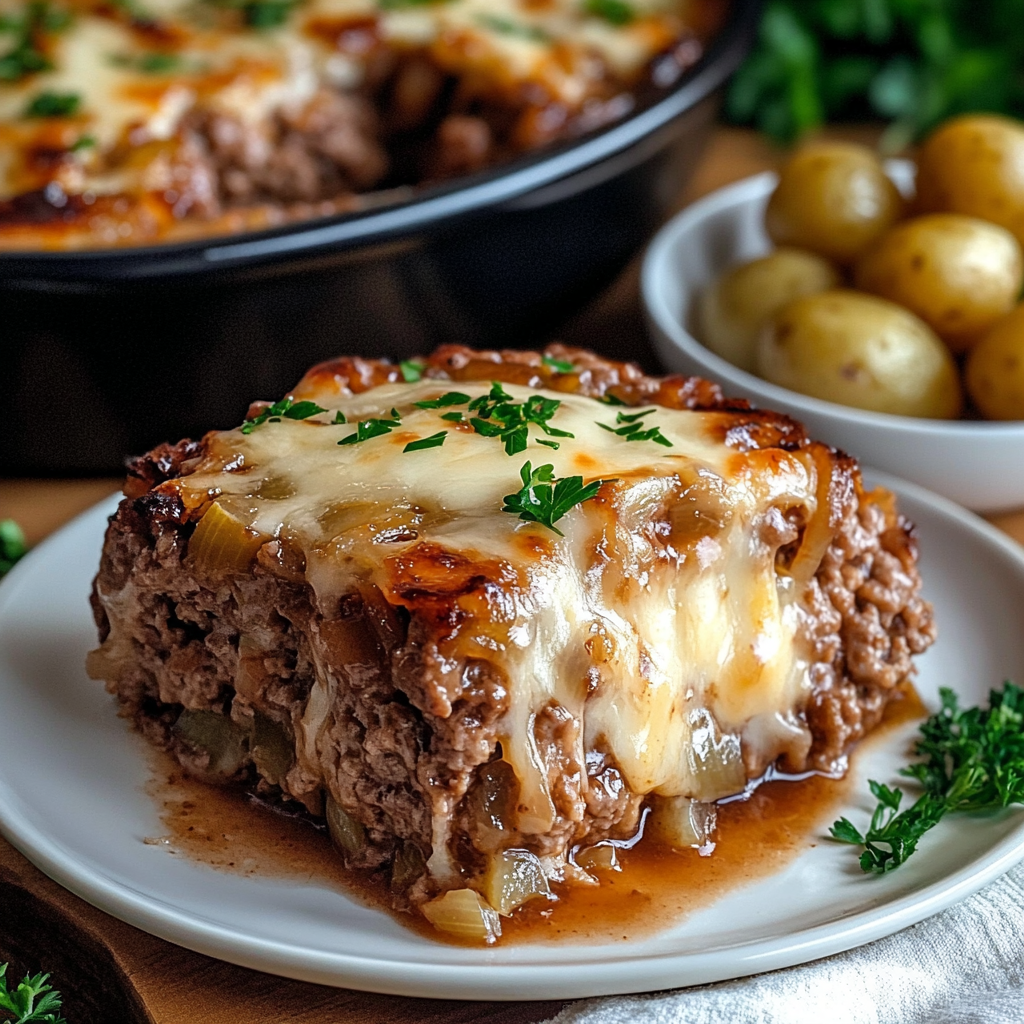 French Onion Meatloaf