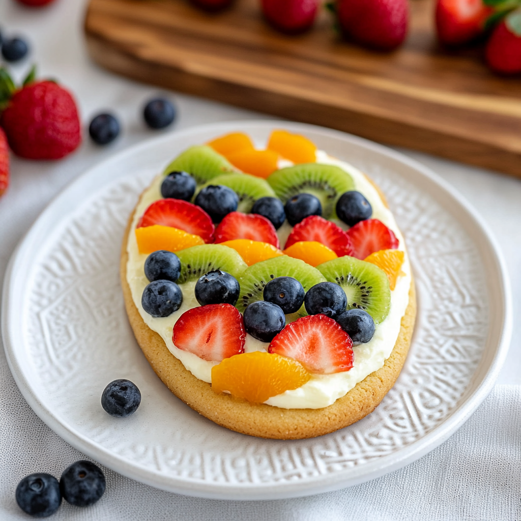 Easter Egg Fruit Pizzas
