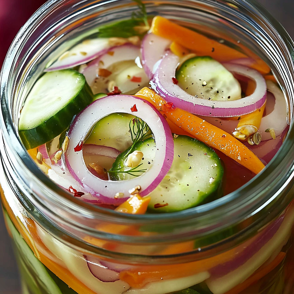 Easy Refrigerator Pickled Vegetables Recipe