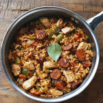 Chicken and Chicken Sausage Jambalaya