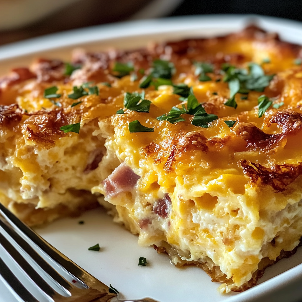 Easy Bacon, Egg, and Hashbrown Casserole
