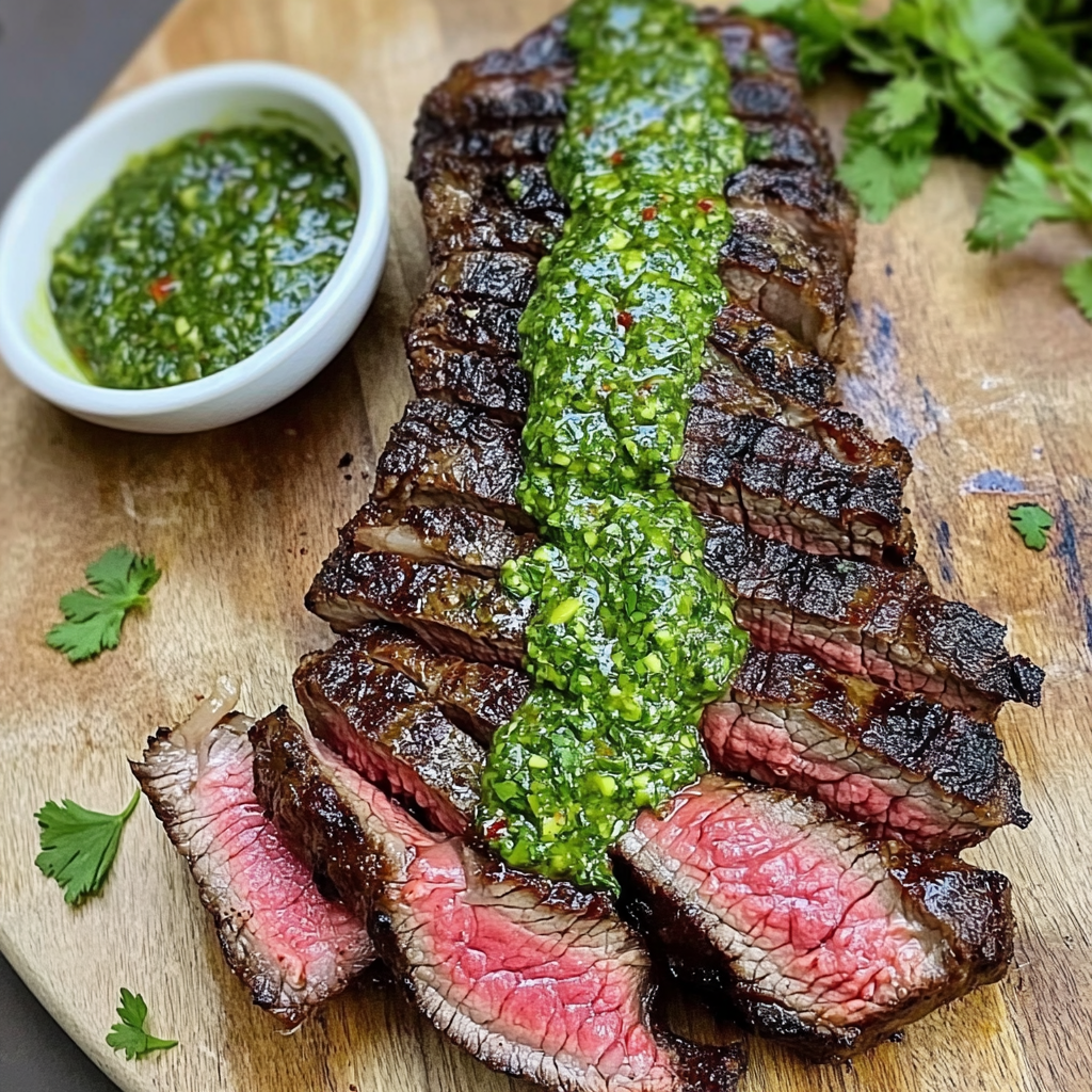 Skirt Steak Marinade with Chimichurri