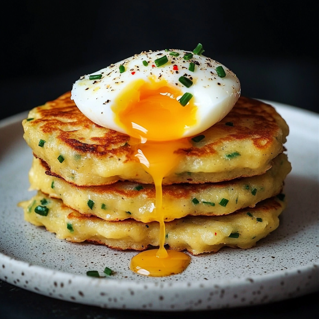 Cheese & Chive Pancakes