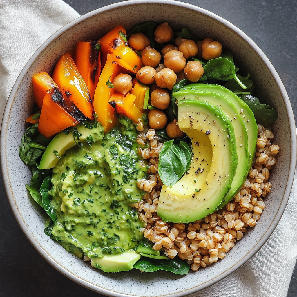 Green Goddess Farro Bowl