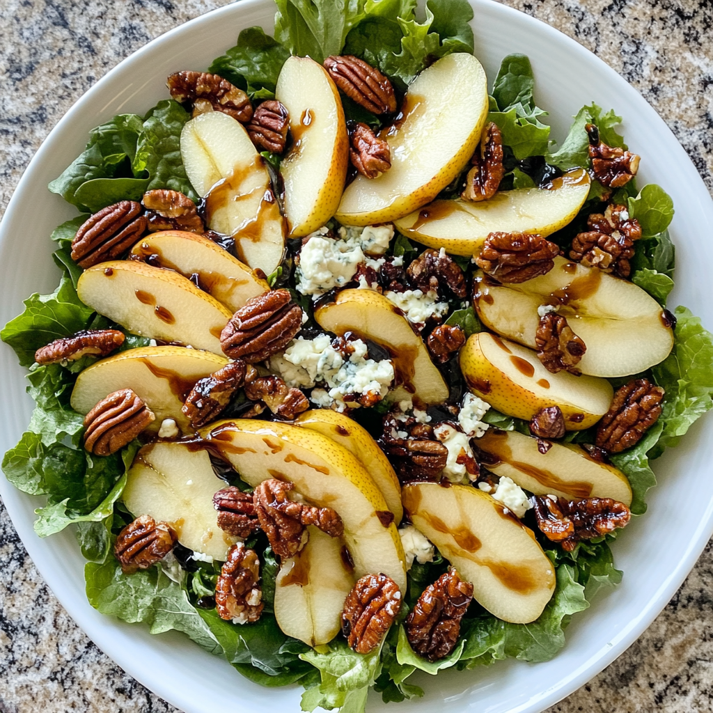 Pear, Pecan & Gorgonzola Salad