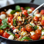 Ground Chicken Caprese