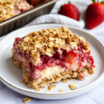 Strawberry Cheesecake Baked Oatmeal
