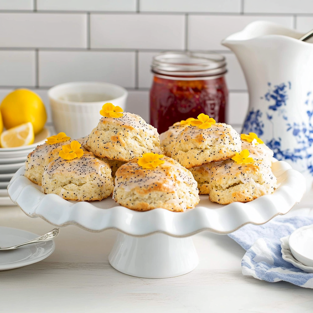 Lemon Poppy Seed Scones