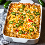 Jalapeño Buffalo Chicken Casserole