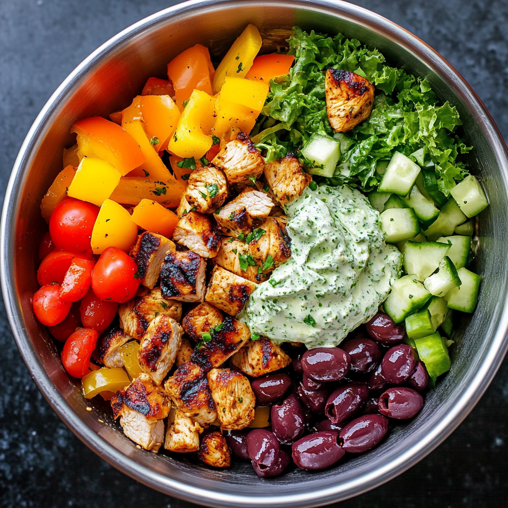 Peruvian Grilled Chicken Salad