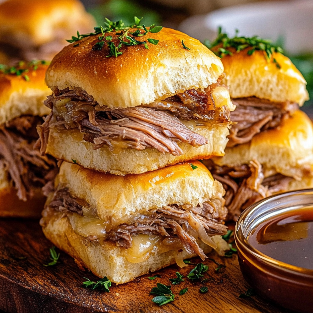 Easy French Dip Sliders