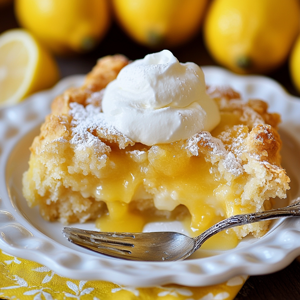 Magic Lemon Cobbler
