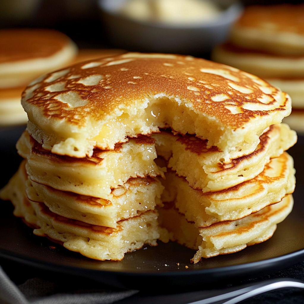 Flourless cottage cheese pancakes