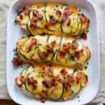 Chicken Zucchini Bake with Bacon