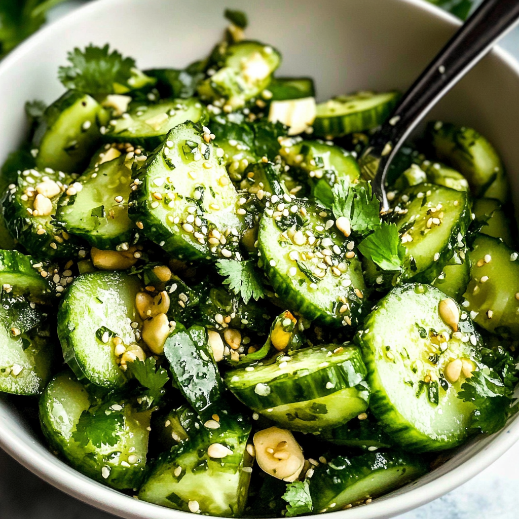 Lemon Dill Cucumber Salad