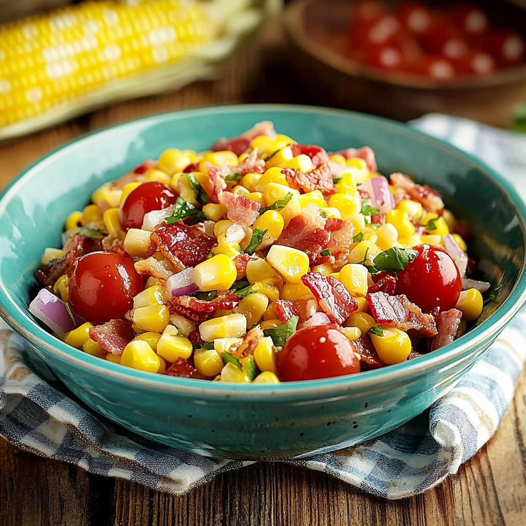Sweet Corn Salad with Bacon