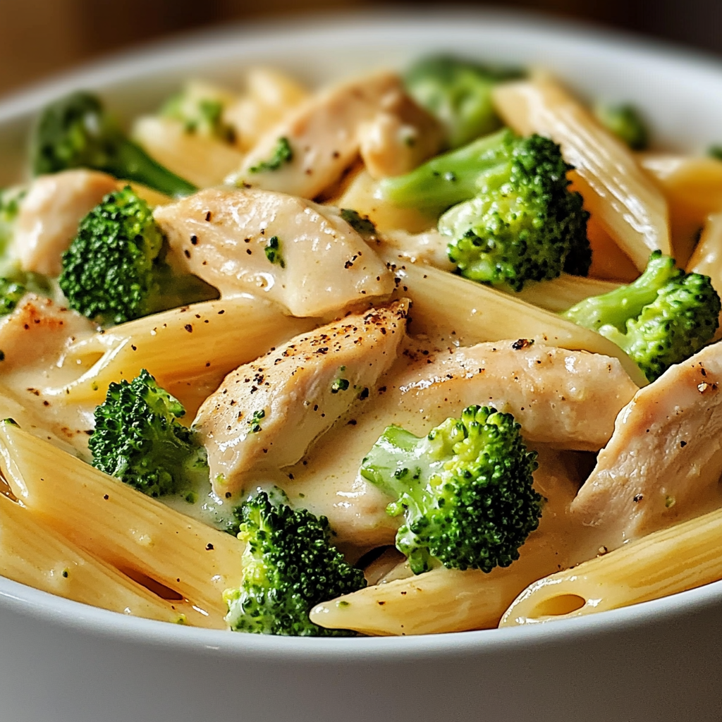 Creamy Broccoli and Chicken Penne