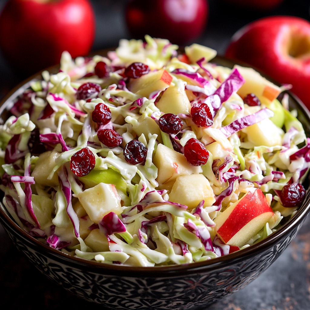 CRANBERRY APPLE COLESLAW