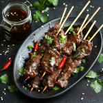 Grilled Teriyaki Beef Sticks