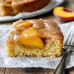 Brown Sugar Peach Cake