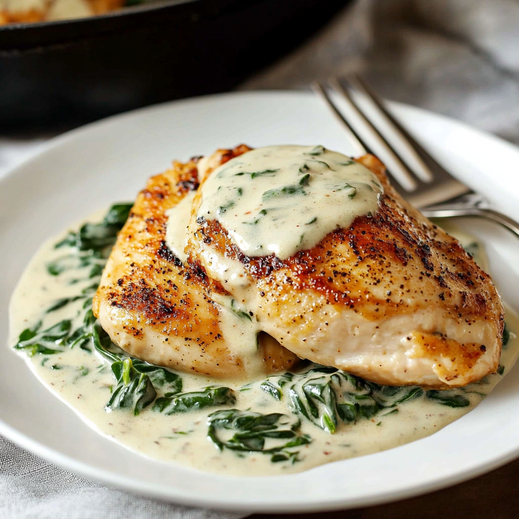 Chicken Florentine - BEST Recipe (Creamy & Delicious!)
