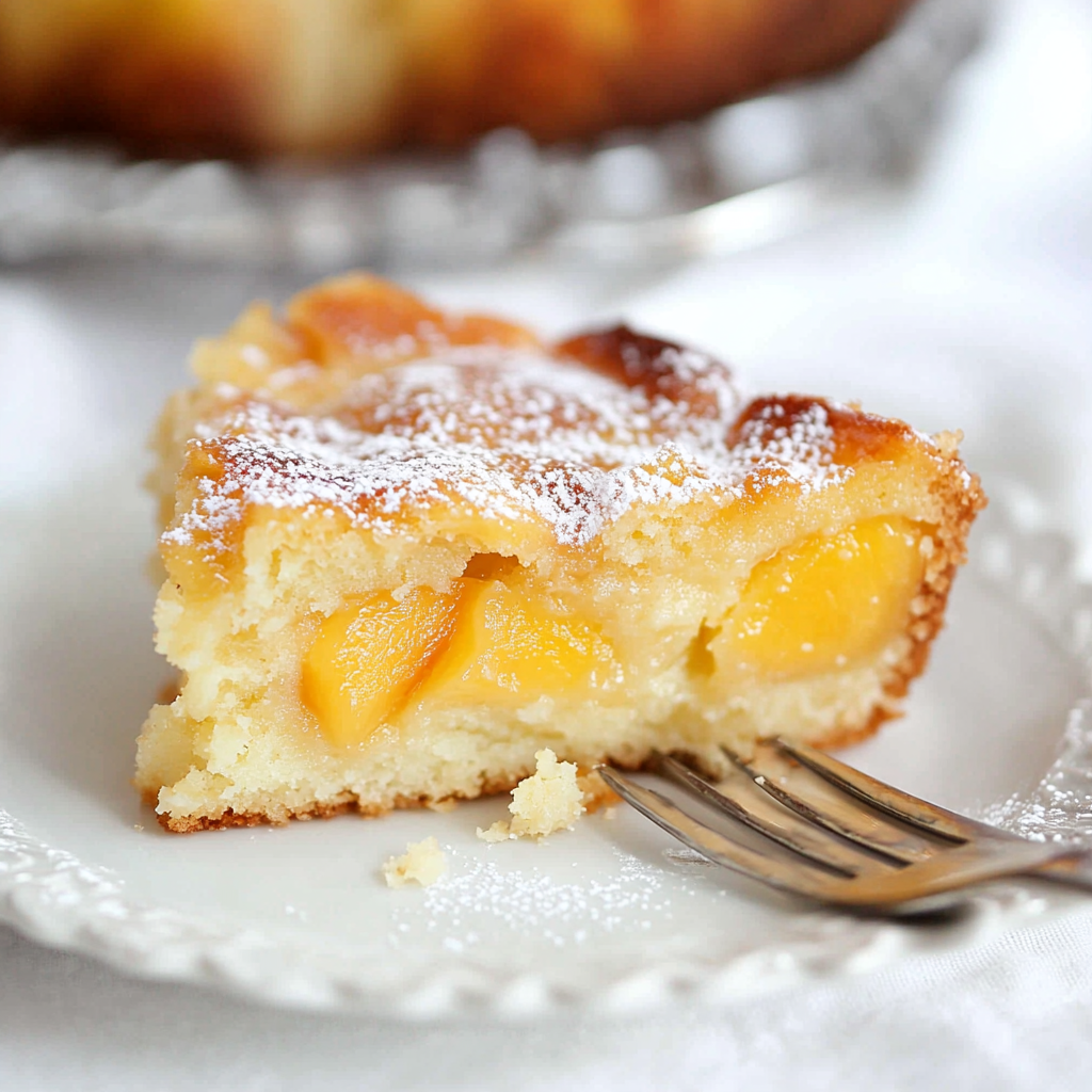 Peaches and Cream Cake