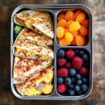 Ham, Egg, and Cheese Breakfast Quesadillas